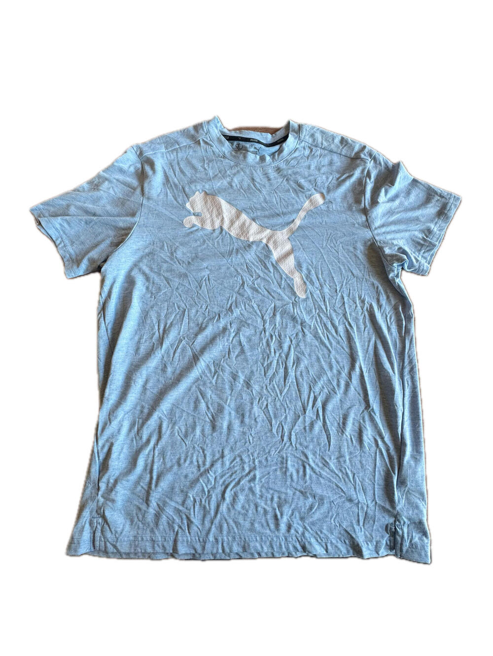 PUMA Men’s Light Blue T‑Shirt L